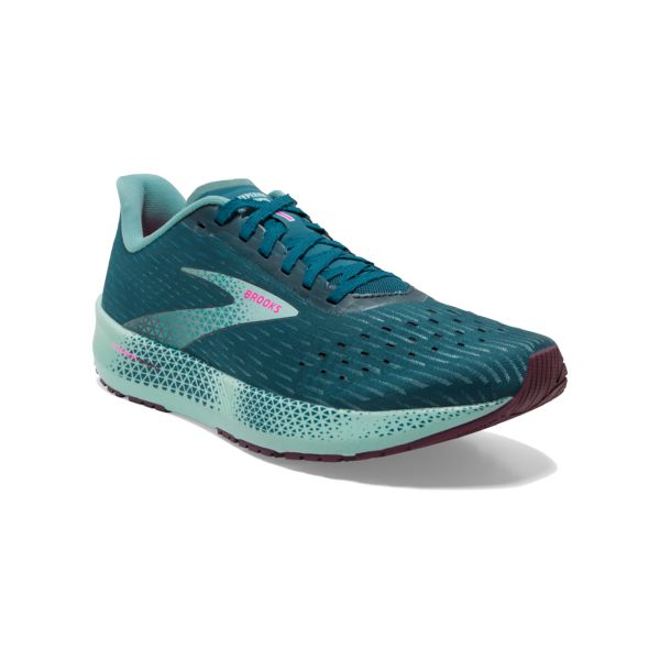 Brooks Hyperion Tempo Women's Road Running Shoes Blue / Green / Pink | NZ-619243