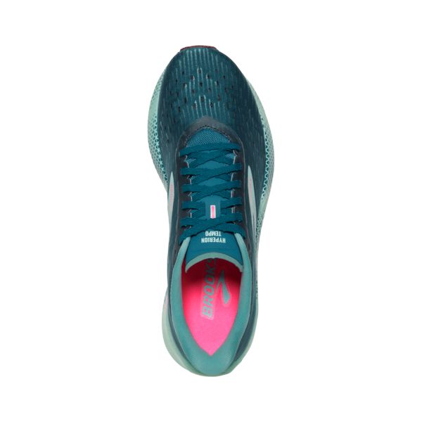 Brooks Hyperion Tempo Women's Road Running Shoes Blue / Green / Pink | NZ-619243