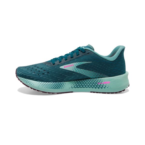 Brooks Hyperion Tempo Women's Road Running Shoes Blue / Green / Pink | NZ-619243