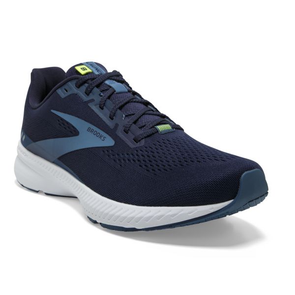 Brooks Launch 8 Men's Road Running Shoes Navy / Blue / White | NZ-24357