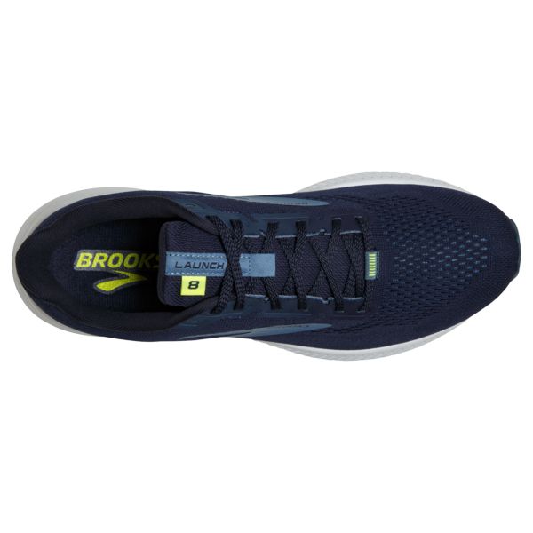 Brooks Launch 8 Men's Road Running Shoes Navy / Blue / White | NZ-24357