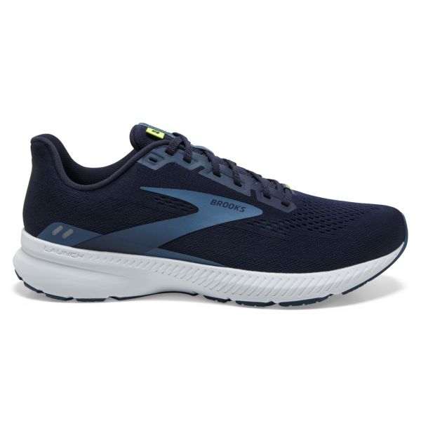 Brooks Launch 8 Men\'s Road Running Shoes Navy / Blue / White | NZ-24357