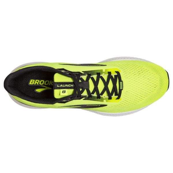 Brooks Launch 8 Men's Road Running Shoes Yellow / Black / White | NZ-483726