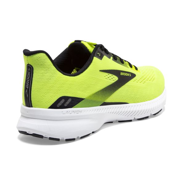 Brooks Launch 8 Men's Road Running Shoes Yellow / Black / White | NZ-483726