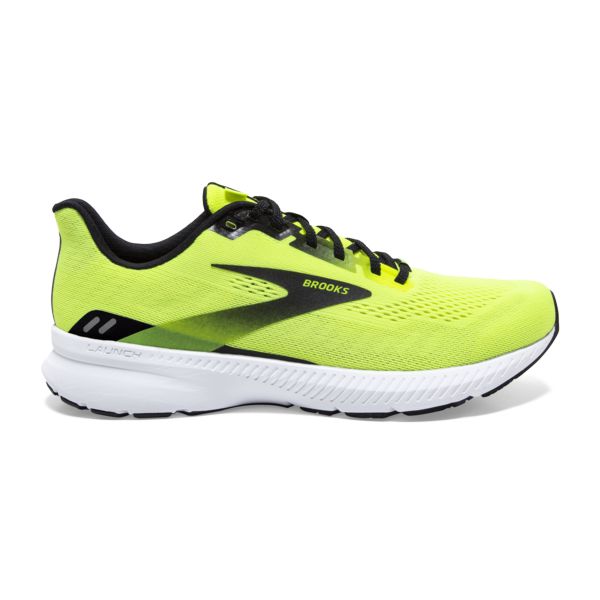 Brooks Launch 8 Men\'s Road Running Shoes Yellow / Black / White | NZ-483726