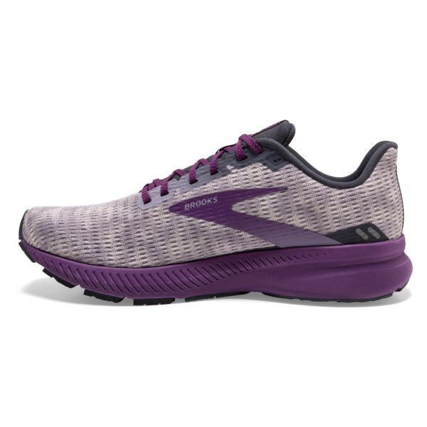 Brooks Launch 8 Women's Road Running Shoes Grey / Purple | NZ-39574