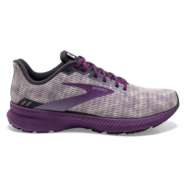 Brooks Launch 8 Women\'s Road Running Shoes Grey / Purple | NZ-39574