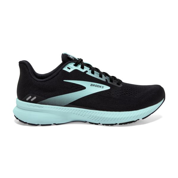 Brooks Launch 8 Women\'s Road Running Shoes Black / Blue | NZ-483126