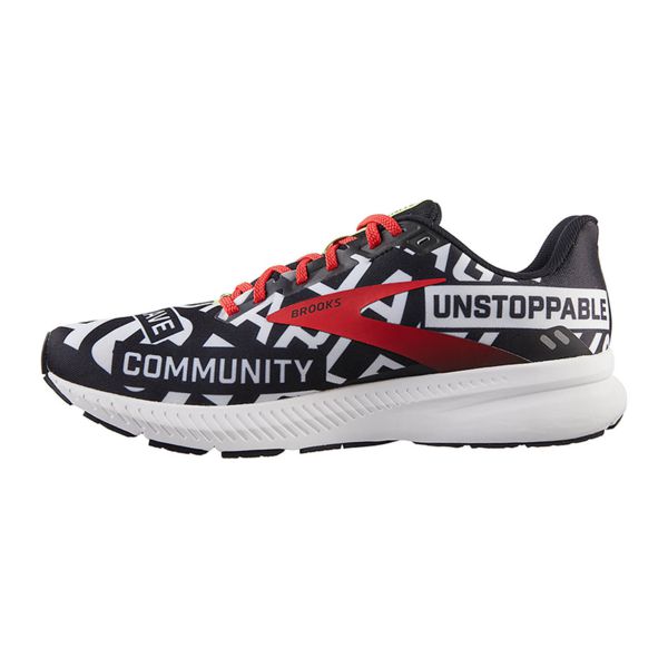 Brooks Launch 8 Women's Road Running Shoes Black / Red / White | NZ-513607