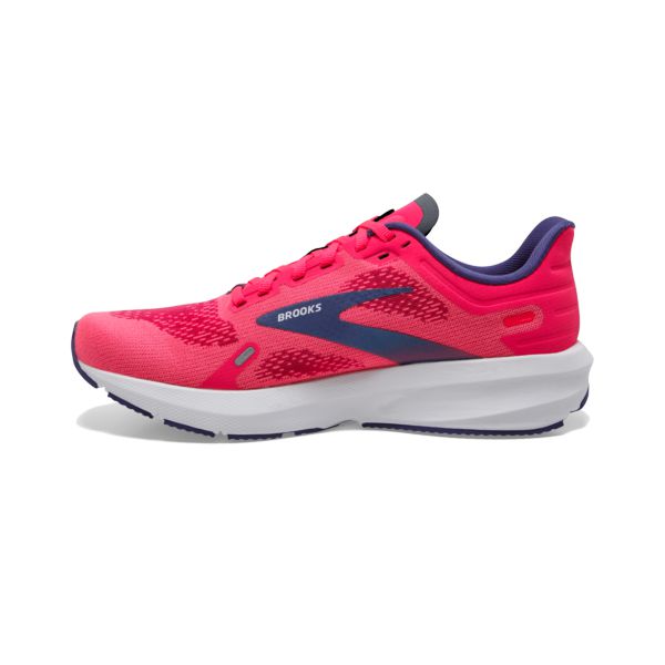 Brooks Launch 9 Women's Road Running Shoes Pink / Blue / White | NZ-348029