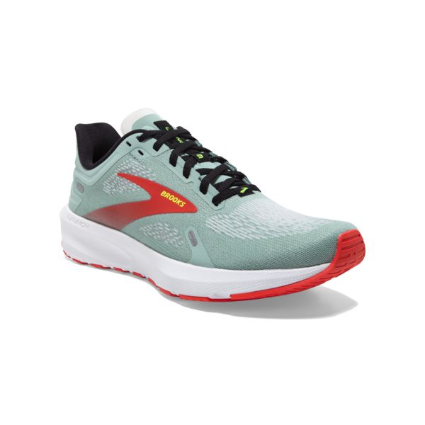 Brooks Launch 9 Women's Road Running Shoes Green / Black / Red | NZ-430821