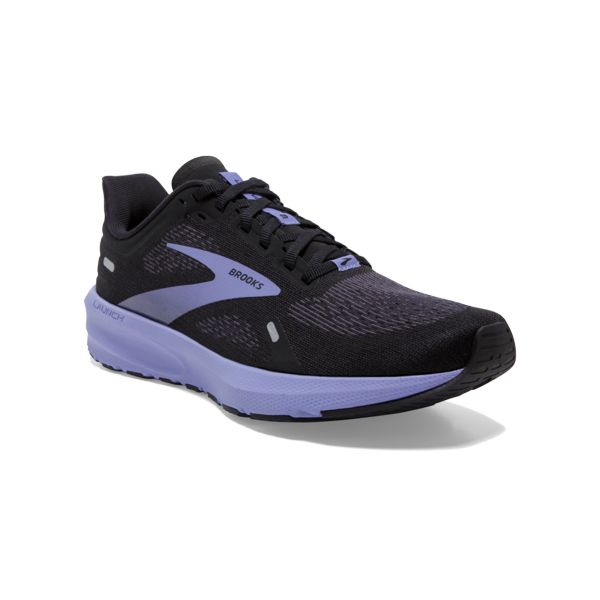 Brooks Launch 9 Women's Road Running Shoes Black / Purple | NZ-831672