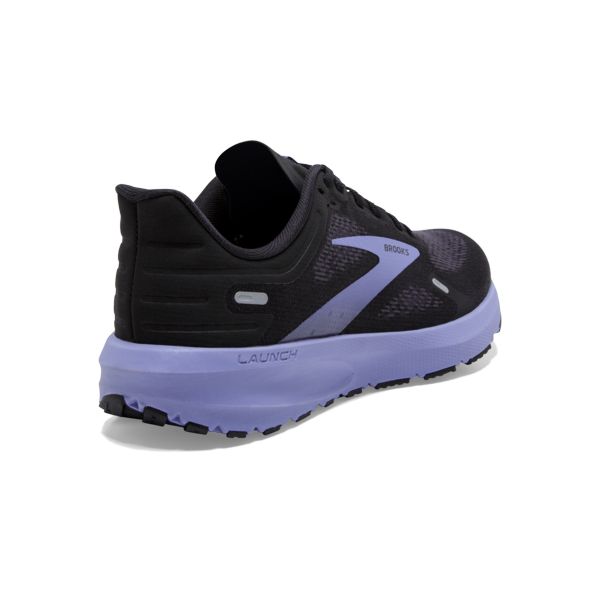 Brooks Launch 9 Women's Road Running Shoes Black / Purple | NZ-831672