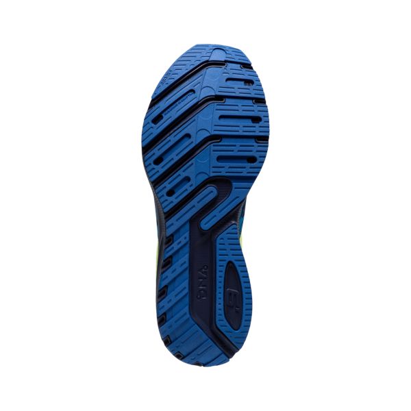 Brooks Launch 9 Women's Road Running Shoes Blue / Yellow / Black | NZ-971068