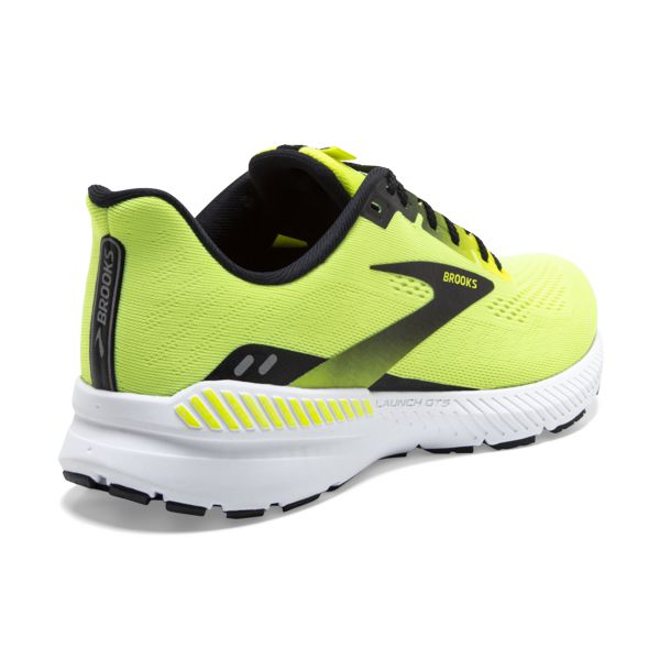 Brooks Launch GTS 8 Men's Road Running Shoes Yellow / Black / White | NZ-506183