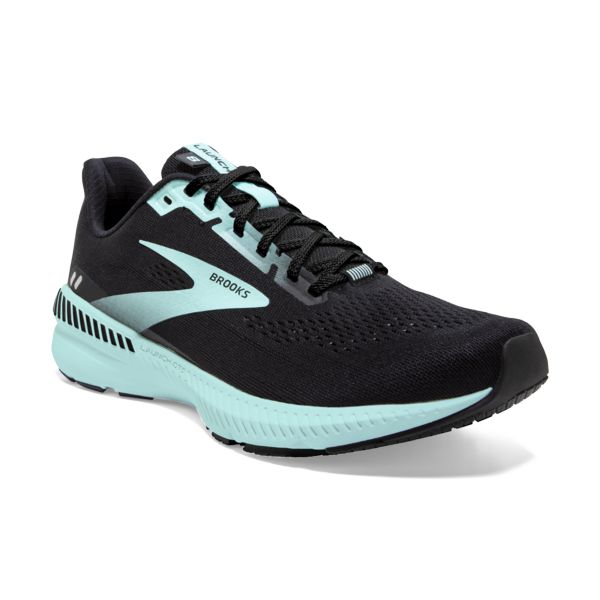 Brooks Launch GTS 8 Women's Road Running Shoes Black / Blue | NZ-142309