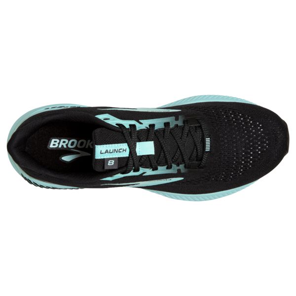 Brooks Launch GTS 8 Women's Road Running Shoes Black / Blue | NZ-142309