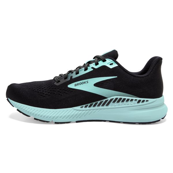 Brooks Launch GTS 8 Women's Road Running Shoes Black / Blue | NZ-142309