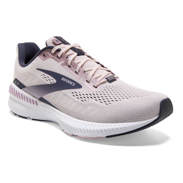 Brooks Launch GTS 8 Women's Road Running Shoes Pink / Navy / White | NZ-435972