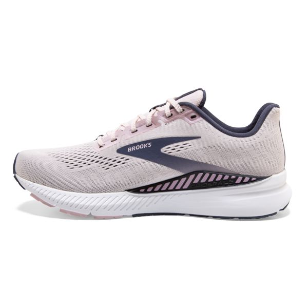 Brooks Launch GTS 8 Women's Road Running Shoes Pink / Navy / White | NZ-435972