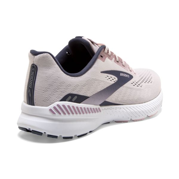 Brooks Launch GTS 8 Women's Road Running Shoes Pink / Navy / White | NZ-435972