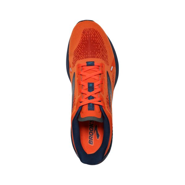 Brooks Launch GTS 9 Men's Road Running Shoes Orange / Navy | NZ-921035