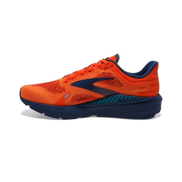 Brooks Launch GTS 9 Men's Road Running Shoes Orange / Navy | NZ-921035