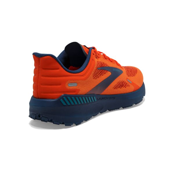 Brooks Launch GTS 9 Men's Road Running Shoes Orange / Navy | NZ-921035