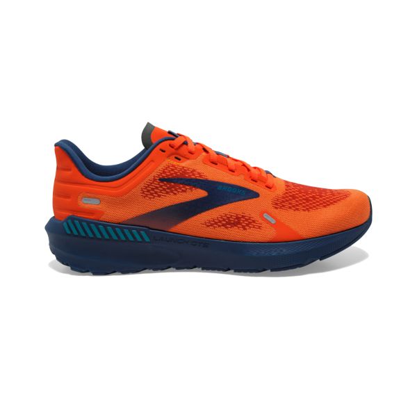 Brooks Launch GTS 9 Men\'s Road Running Shoes Orange / Navy | NZ-921035