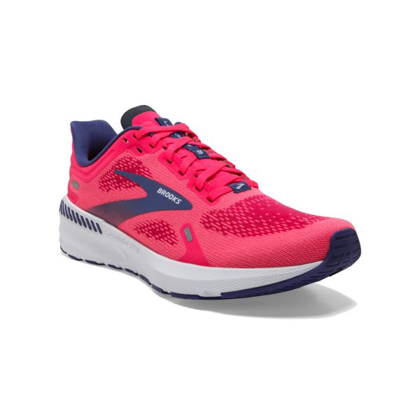 Brooks Launch GTS 9 Women's Road Running Shoes Pink / Blue / White | NZ-405716