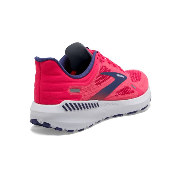 Brooks Launch GTS 9 Women's Road Running Shoes Pink / Blue / White | NZ-405716