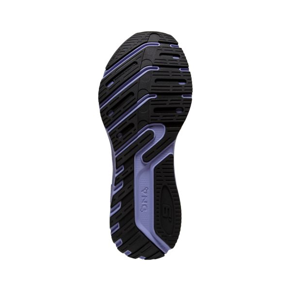 Brooks Launch GTS 9 Women's Road Running Shoes Black / Purple | NZ-753601