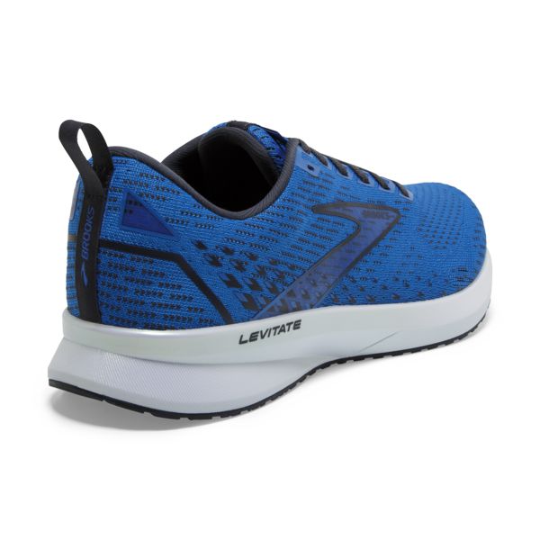 Brooks Levitate 5 Men's Road Running Shoes Blue / Black / White | NZ-276843