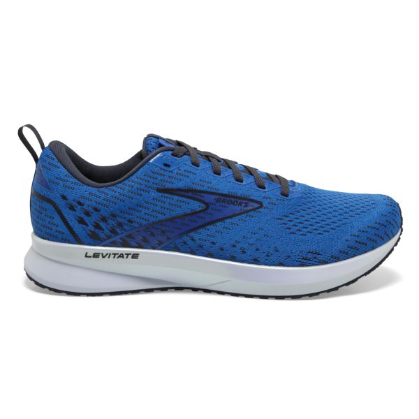 Brooks Levitate 5 Men\'s Road Running Shoes Blue / Black / White | NZ-276843