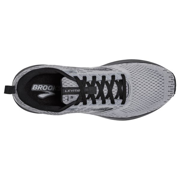 Brooks Levitate 5 Men's Road Running Shoes Grey / Black | NZ-39827