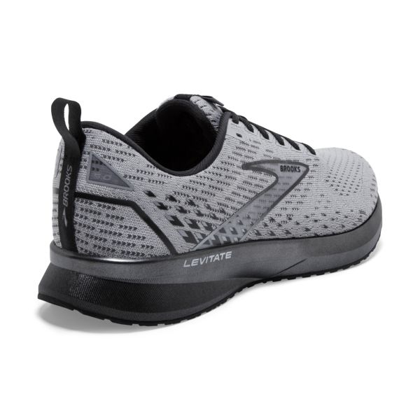 Brooks Levitate 5 Men's Road Running Shoes Grey / Black | NZ-39827