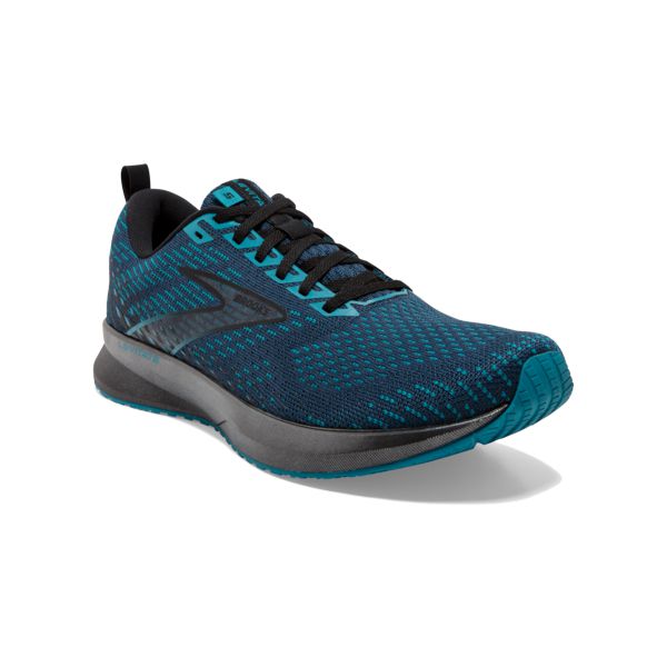 Brooks Levitate 5 Men's Road Running Shoes Navy / Green / Black | NZ-548193