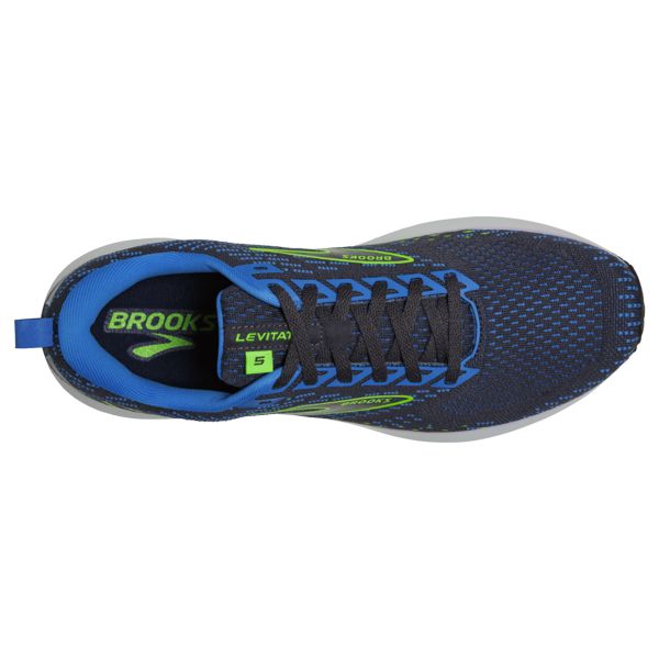 Brooks Levitate 5 Men's Road Running Shoes Blue / Green / White | NZ-780531