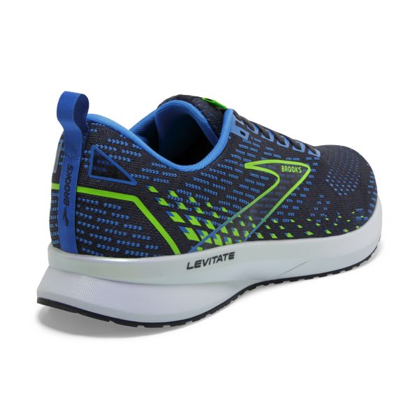 Brooks Levitate 5 Men's Road Running Shoes Blue / Green / White | NZ-780531