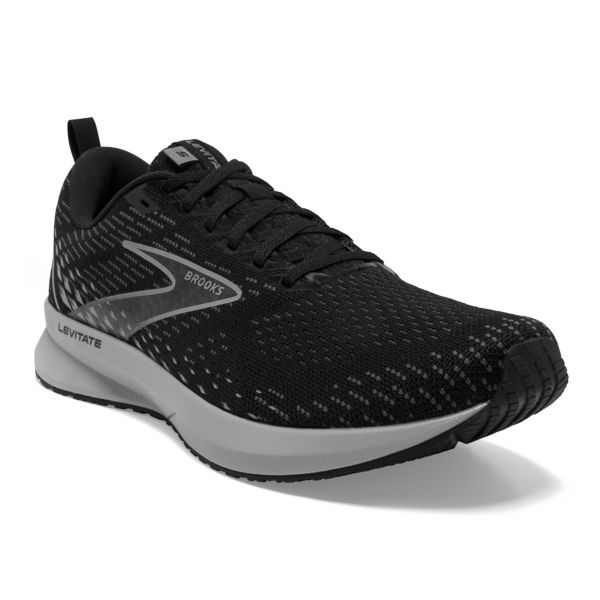 Brooks Levitate 5 Men's Road Running Shoes Black / Grey | NZ-914586