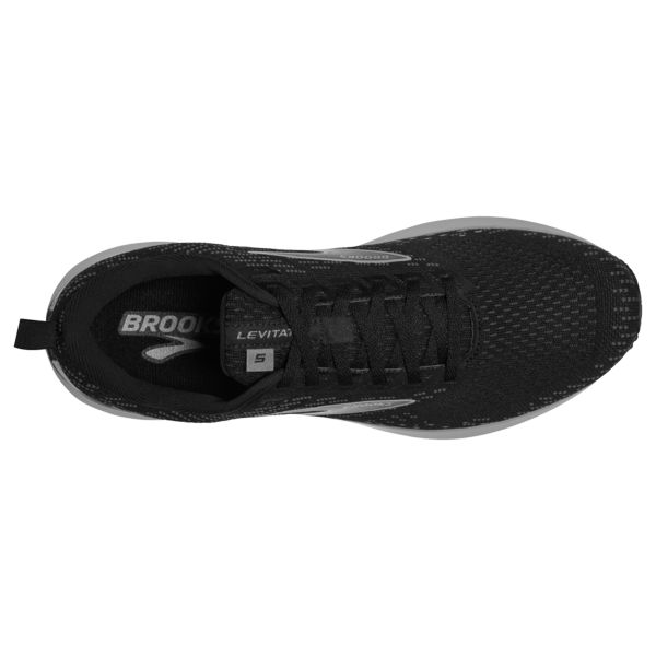 Brooks Levitate 5 Men's Road Running Shoes Black / Grey | NZ-914586