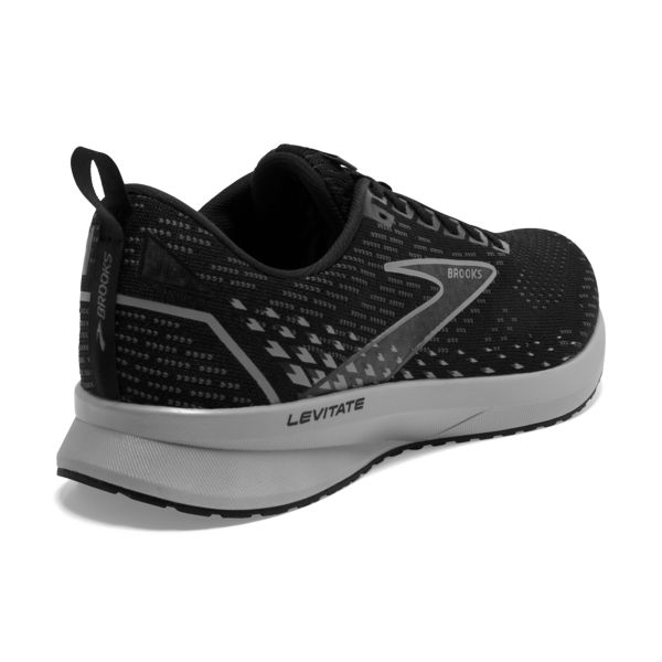 Brooks Levitate 5 Men's Road Running Shoes Black / Grey | NZ-914586