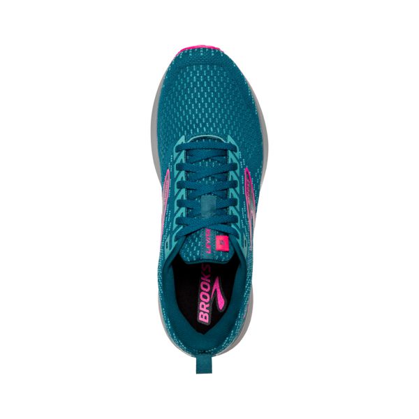 Brooks Levitate 5 Women's Road Running Shoes Blue / Pink / Grey | NZ-532089