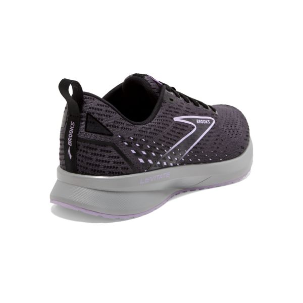 Brooks Levitate 5 Women's Road Running Shoes Purple / Black / Grey | NZ-971532