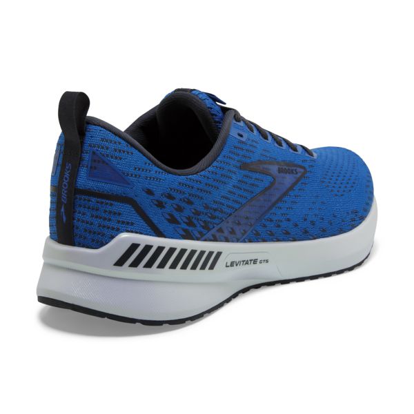 Brooks Levitate GTS 5 Men's Road Running Shoes Blue / Black / White | NZ-23845