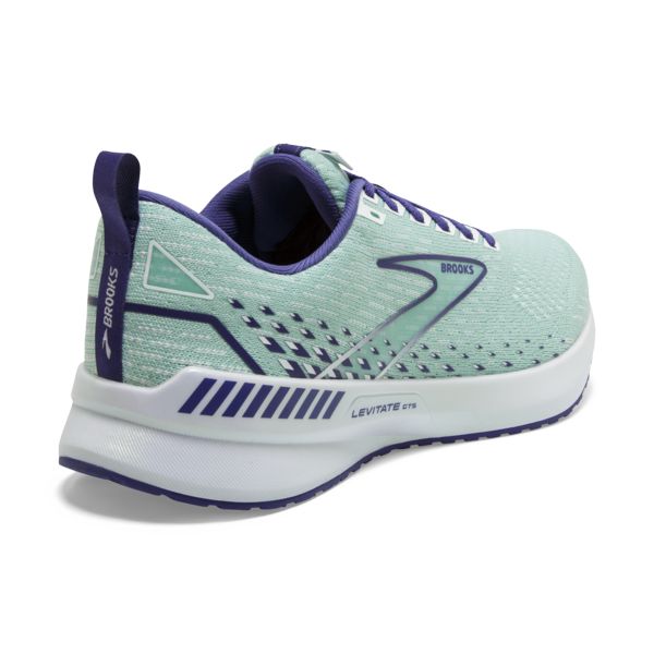 Brooks Levitate GTS 5 Women's Road Running Shoes Navy / Blue / White | NZ-584927