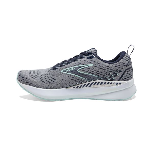 Brooks Levitate GTS 5 Women's Road Running Shoes Grey / Navy / White | NZ-623075