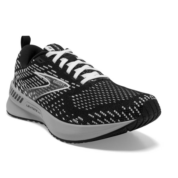 Brooks Levitate GTS 5 Women's Road Running Shoes Black / Grey / White | NZ-709182