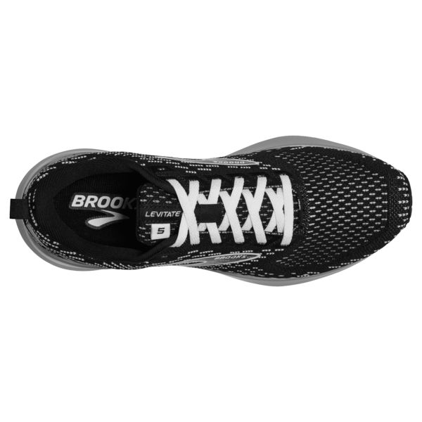 Brooks Levitate GTS 5 Women's Road Running Shoes Black / Grey / White | NZ-709182