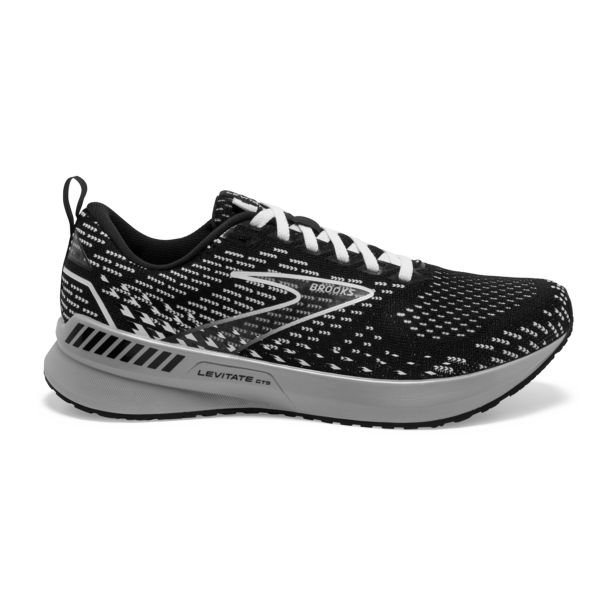 Brooks Levitate GTS 5 Women\'s Road Running Shoes Black / Grey / White | NZ-709182